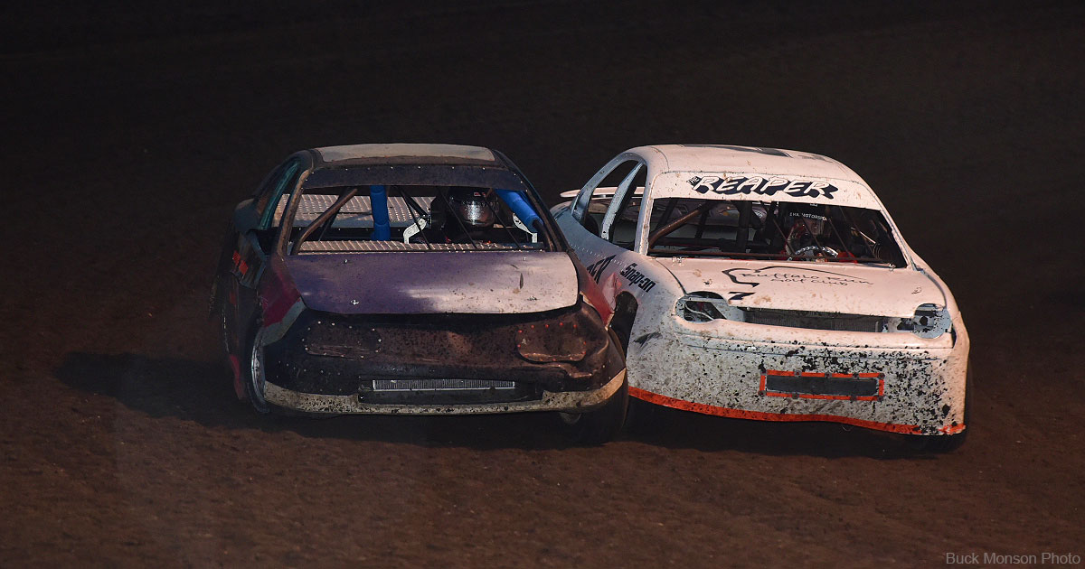 Ryan Bryant (left) captured the USRA Tuner victory after a hard-fought battle with Devon Jones (right).